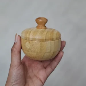 قندان چوبی بامبو کوچک